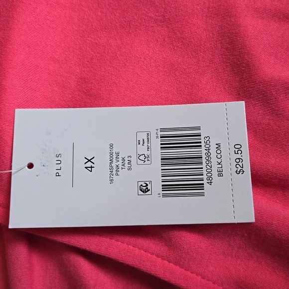 Kim Roger's women's 4X tank top – pink - Picture 4 of 5